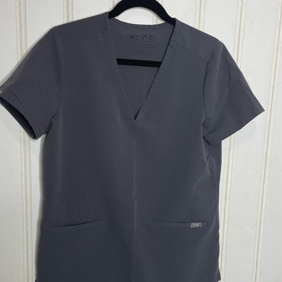 Figs Casma V Neck Pocket Front Scrub Top 091 - Picture 9 of 10